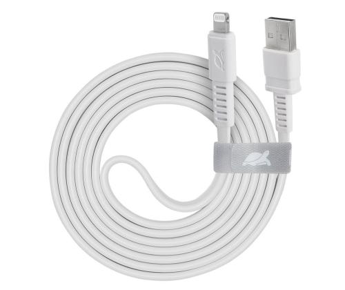 Kaapeli USB-A TO LIGHTNING 1.2M valkoinen PS6008 RIVACASE