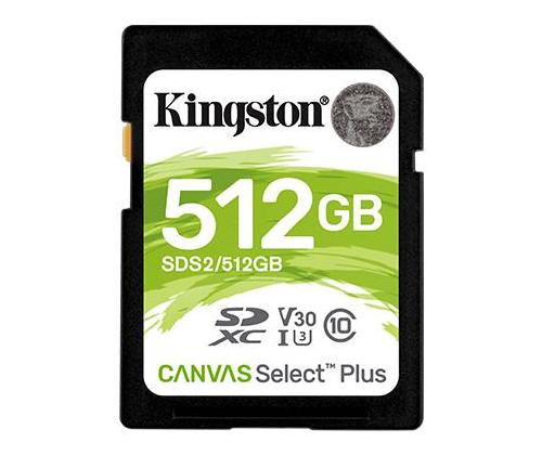 MUISTI SDXC 512GB C10/SDS2/512GB KINGSTON