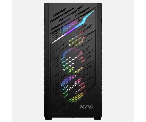 Kotelo ADATA STARKER AIR BTF MidiTower ATX EATX MicroATX MiniITX Väri Musta STARKERAIRBTFMTA-BKCWWWW