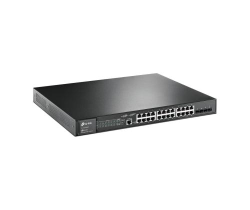 Kytkin TP-LINK Omada TL-SG3428MP Teline 4xSFP 1xKonsoli 1 384 wattia TL-SG3428MP TL-SG3428MP