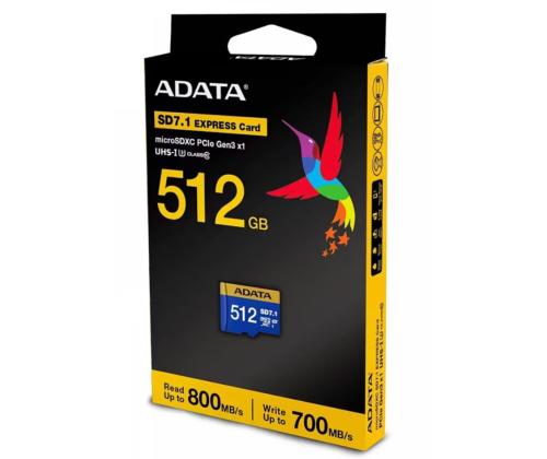 MUISTI MICRO SDXC 512GB SD7.1/UD512GEX3L1-C ADATA