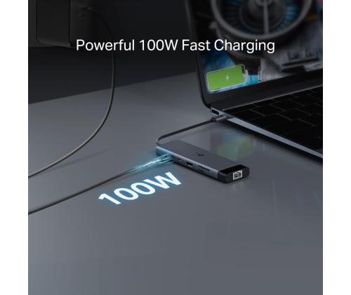 I/O-KESKITIN USB-C 9PORT/UH9120C TP-LINKK