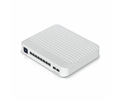 Kytkin UBIQUITI USW-PRO-8-POE Tyyppi L3 2xSFP+ 8xRJ45 PoE+ portit 8 120 wattia USW-PRO-8-POE