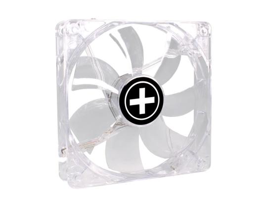 CASE FAN 120MM TRANSP 3PIN+4P/PUNAINEN 12V XF046 XILENCE