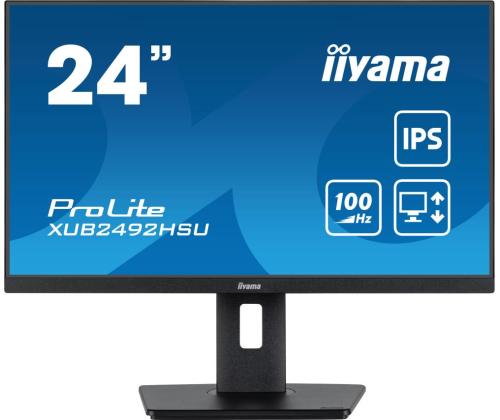 LCD-monitori IIYAMA XUB2492HSU-B6 24" Paneeli IPS 1920x1080 16:9 Matta 0,4 ms Kaiuttimet Swivel Pivot...