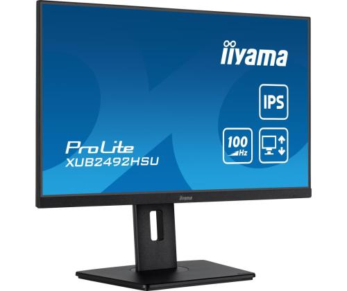 LCD-monitori IIYAMA XUB2492HSU-B6 24" Paneeli IPS 1920x1080 16:9 Matta 0,4 ms Kaiuttimet Swivel Pivot...