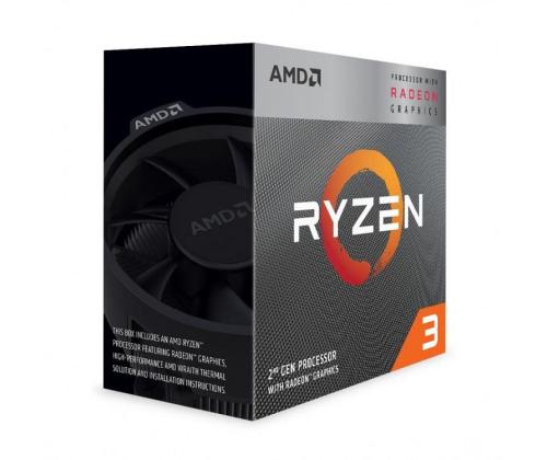 Suoritin AMD Ryzen 3 3200G 3600 MHz Ytimet 4 4MB Socket SAM4 65 wattia GPU Radeon Vega 8 BOX YD3200C5FHBOX YD3200C5FHBOX