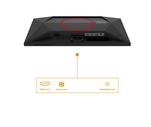 AOC 25G4SRE 24,5 tuuman 1920x1080 Fast IPS (nopea IPS)