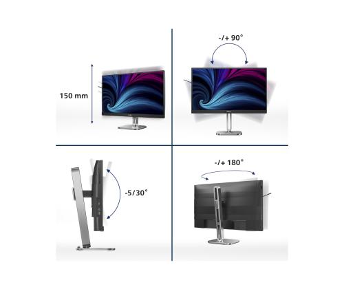 PHILIPS 27B2U4601/00 27-tuumainen IPS QHD -näyttö