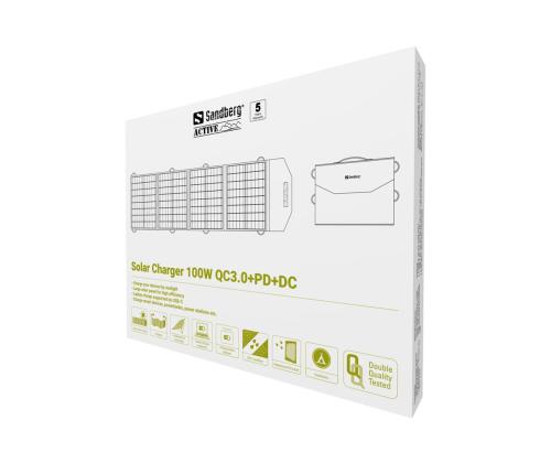 SANDBERG Aurinkolaturi 100W QC3.0+PD+DC