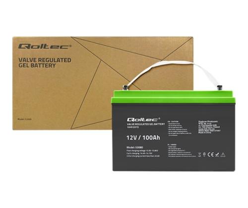 QOLTEC 53080 geeliakku 12V 100Ah