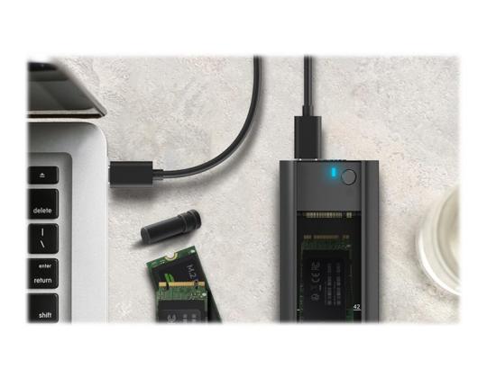 ICYBOX IB-180MC-C31 NVMe ja SATA-telakka