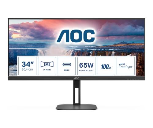 AOC U34V5C/BK 34i VA WQHD -näyttö (34i)