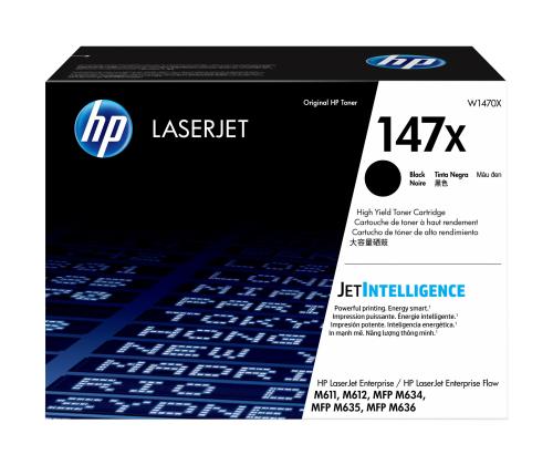 HP 147X musta LaserJet-tonerikasetti