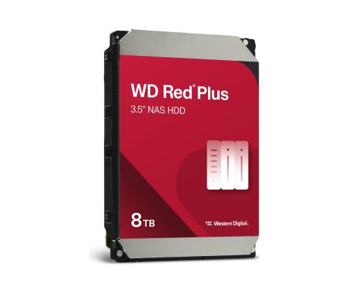 WD Red Plus 8TB SATA 6Gb/s -kiintolevy pöytäkoneelle