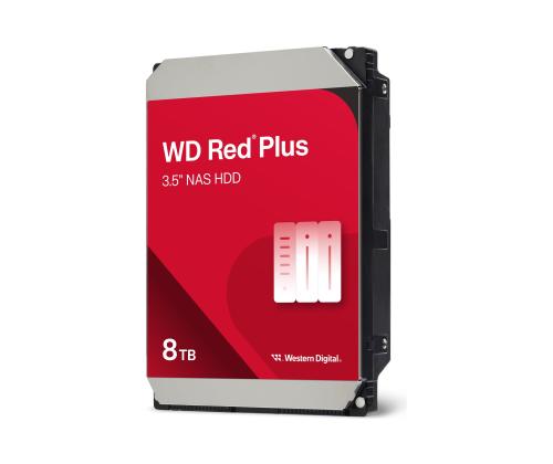 WD Red Plus 8TB SATA 6Gb/s -kiintolevy pöytäkoneelle