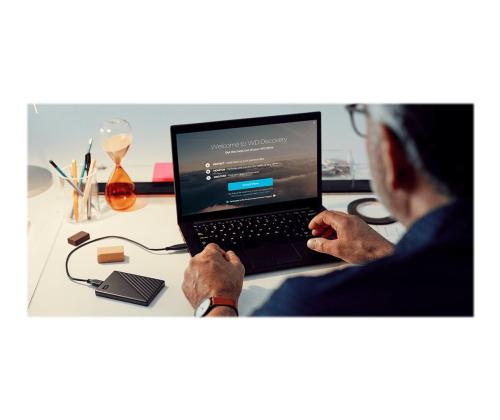WD My Passport 5TB kannettava kiintolevy Musta