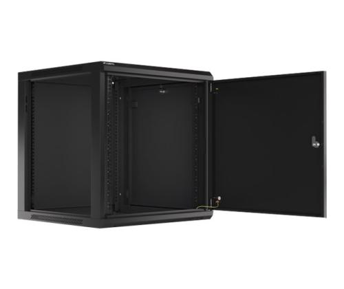 LANBERG Seinäkiinnike 19i 12U 600x600 musta