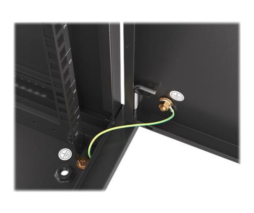 LANBERG Seinäkiinnike 19i 12U 600x600 musta