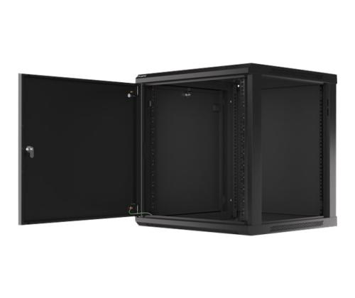 LANBERG Seinäkiinnike 19i 12U 600x600 musta