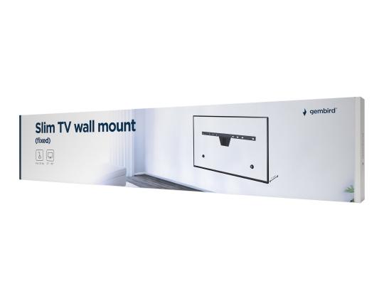 GEMBIRD Slim TV-seinäteline, kiinteä 37-80i