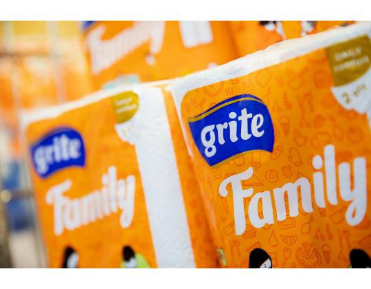 Kotitalouspaperi 2-kerroksinen GRITE Family XL, 250 arkkia