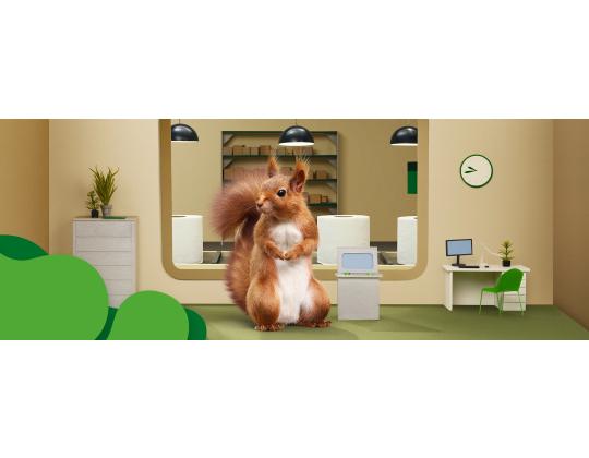 Vetopyyherulla/keittiörulla Serla 4rl/pkt