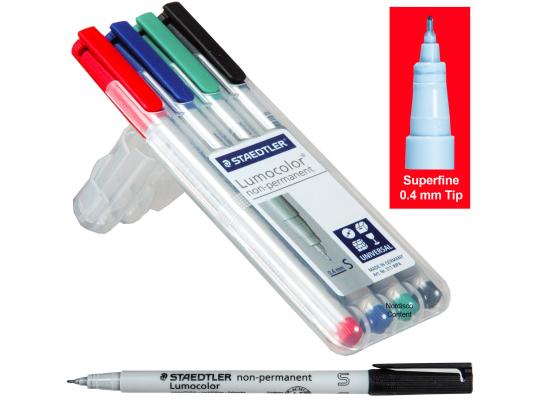 Merkkisetti STAEDTLER Lumocolor 311 S ei-pysyvä 4 väriä