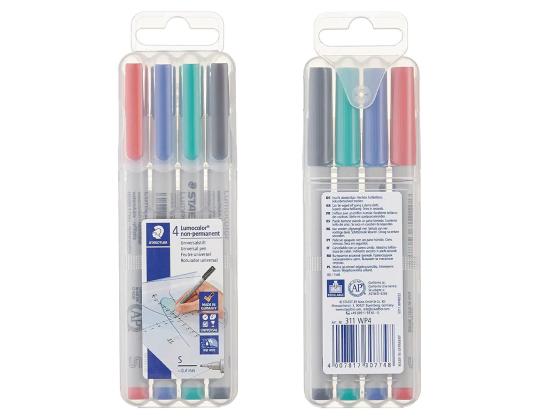 Merkkisetti STAEDTLER Lumocolor 311 S ei-pysyvä 4 väriä