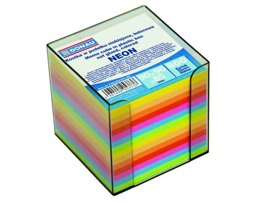 Muistilehtiö DONAU 90x90mm liimaamaton neonsävyt 800 arkkia