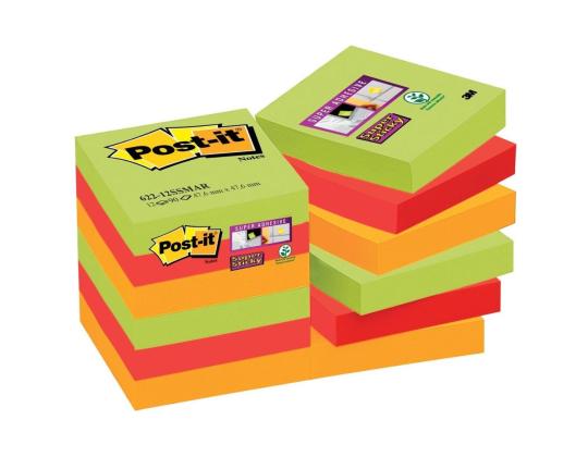 Viestilappukuutio 51x51 Post-it Super Sticky Marrakesh