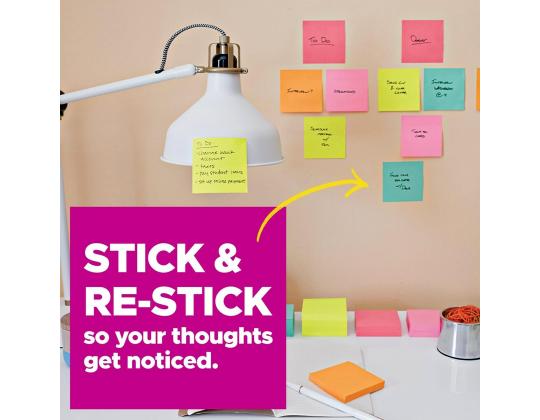 Viestilappukuutio 51x51 Post-it Super Sticky Marrakesh