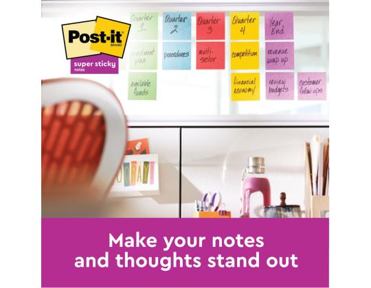 Viestilappukuutio 47,6x47,6mm Post-it 12x90l Playful