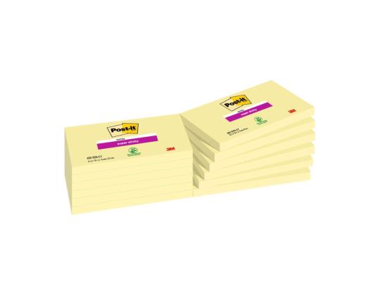 Viestilaput 76x127 Post-it 655 keltainen 12x90arkkia