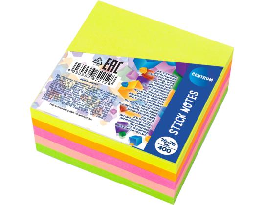 Viestilappukuutio 76x76 Sticky Notes neonvärit