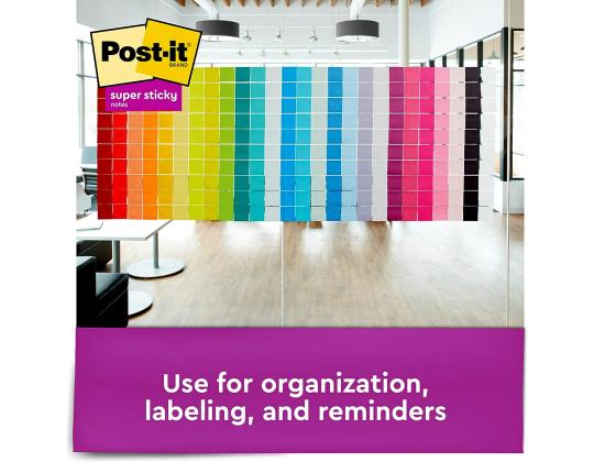 Viestilaput 76x76 Post-it 654 neonoranssi