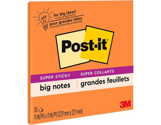 Viestilaput 76x76 Post-it 654 neonoranssi