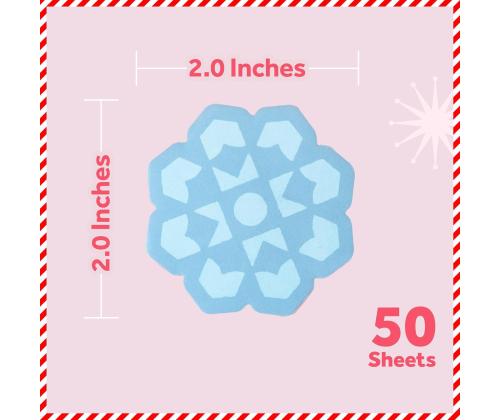 Post-it® Jingle Notes 50 arkkia/lehtiö lumihiutale