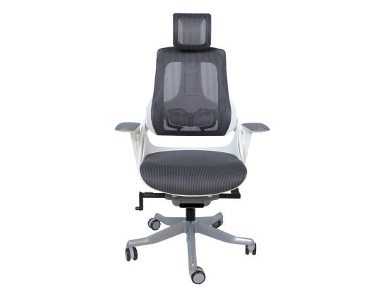 Tietokonetuoli/työtuoli WAU 70x70xH112-129cm, runko harmaa/valkoinen