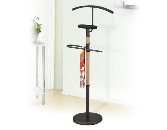 Pukuteline FOREST 45x28xH110cm, musta/luonnollinen