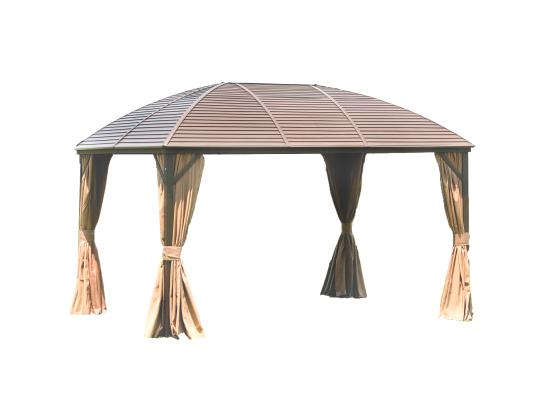Katos SUNSET 3x4xH2/2,7m, ruskea/beige, alumiini, polyesterikangas