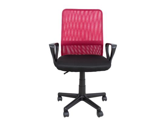 Tietokonetuoli/työtuoli BELINDA, 59x56xH86,5-98,5cm, musta/punainen, polyesterikangas, muovia