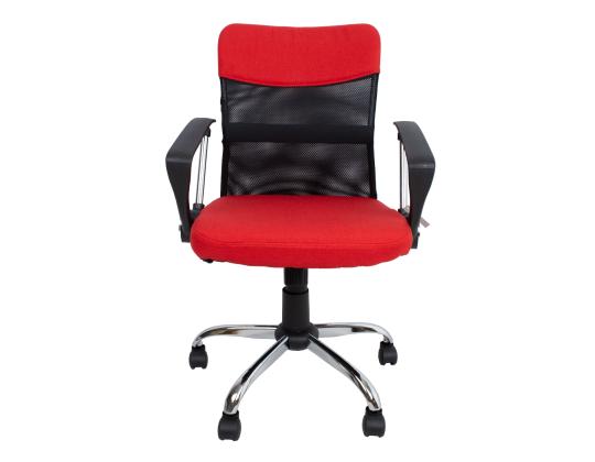 Tietokonetuoli/työtuoli DARIUS, 57x57xH93-103cm, punainen/musta, polyesterikangas, metalli