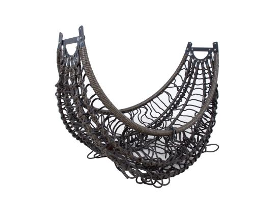 Riipputuoli FOLDY 103x105xH198cm, tummanharmaa, teräs, muovipunos