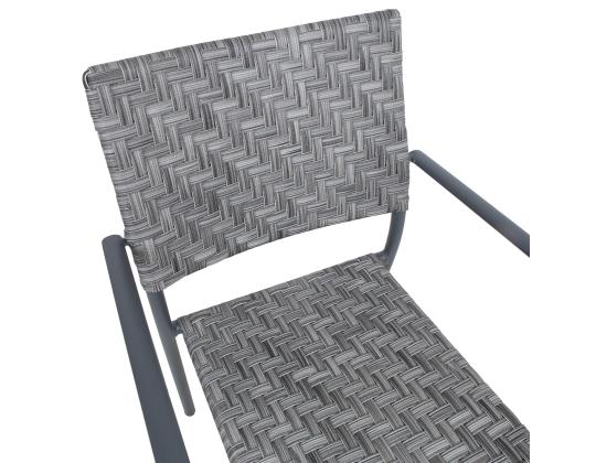 Tuoli CHEMNITZ harmaa, 54x58xH86cm, alumiini