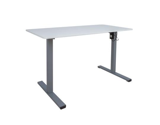Säädettävä pöytä ERGO OPTIMAL 1 moottorilla 120x60cm, valkoinen