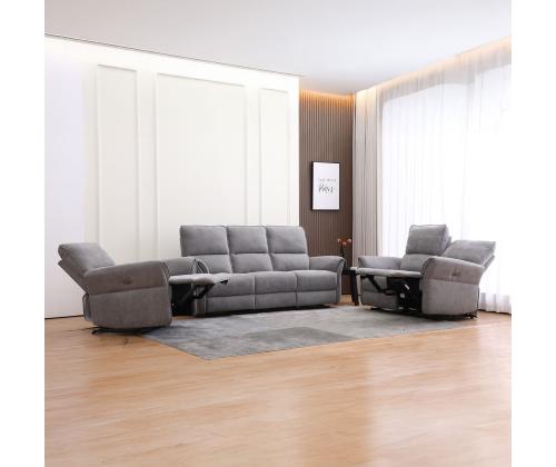 Nojatuoli DAMIKA sähkösäätöinen lepotuoli 85x92xH103cm, harmaa
