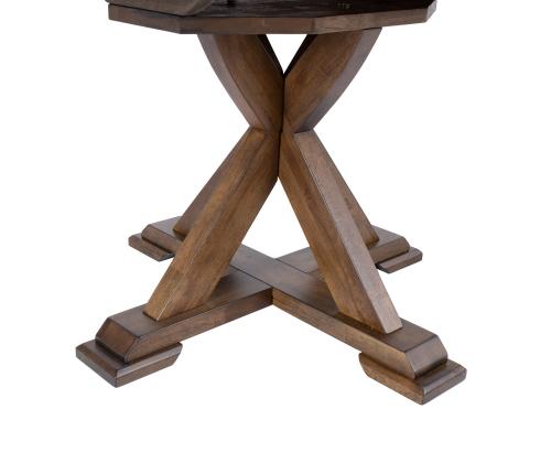 Ruokapöytä JAMES D106+46xH76cm, maalaismainen tammi