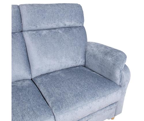 Sohva INGRID 2-istuttava 155x83xH105cm, harmaa-sininen