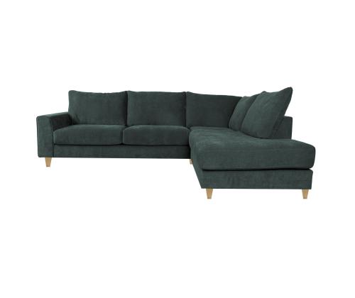 Kulmasohva LAYLA PN 265x94x208xH90cm, vihreä
